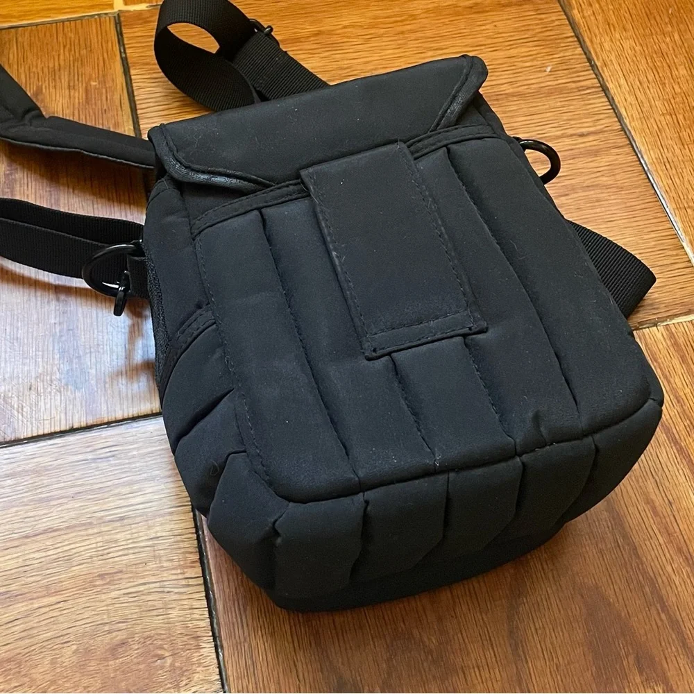 Vintage United Colors of Benetton Black Camera Small Bag